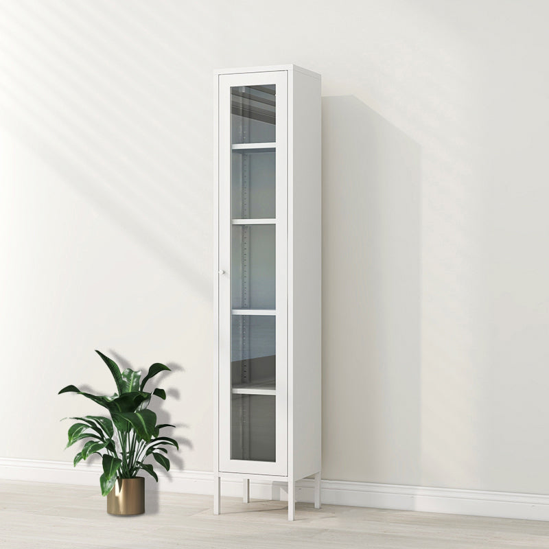 Scandinavian Style Bookcase with Door Shelf Bookcase for Home and Office Clearhalo 'Bookcases' 'furn' 'furn_bookcases' 'Furniture' 'furniture_bookcases' 'Office Furniture' 5074206