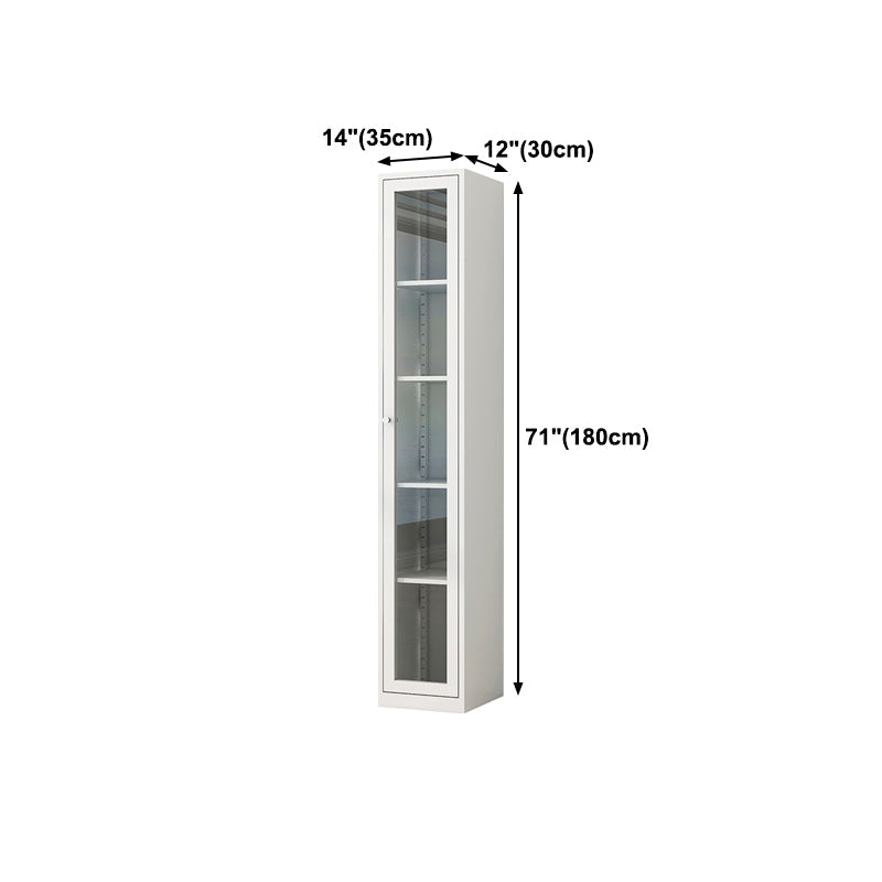 Scandinavian Style Bookcase with Door Shelf Bookcase for Home and Office Clearhalo 'Bookcases' 'furn' 'furn_bookcases' 'Furniture' 'furniture_bookcases' 'Office Furniture' 5074208