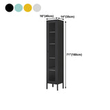 Scandinavian Style Bookcase with Door Shelf Bookcase for Home and Office Clearhalo 'Bookcases' 'furn' 'furn_bookcases' 'Furniture' 'furniture_bookcases' 'Office Furniture' 5074209