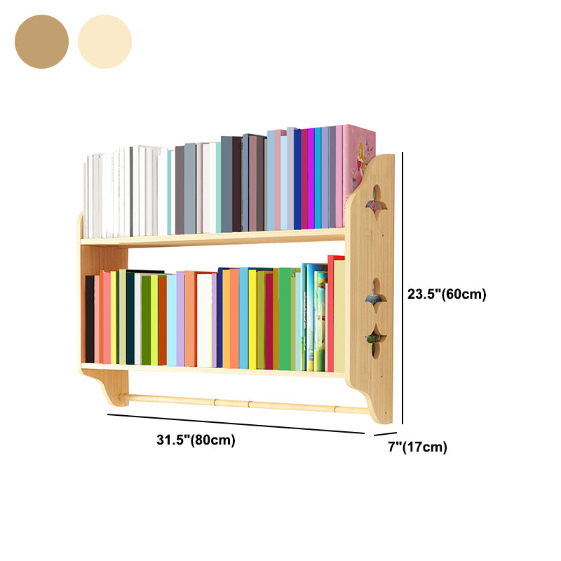 Modern Style Wood Bookshelf Wall Mounted Bookcase for Study Room Clearhalo 'Bookcases' 'furn' 'furn_bookcases' 'Furniture' 'furniture_bookcases' 'Office Furniture' 5074232