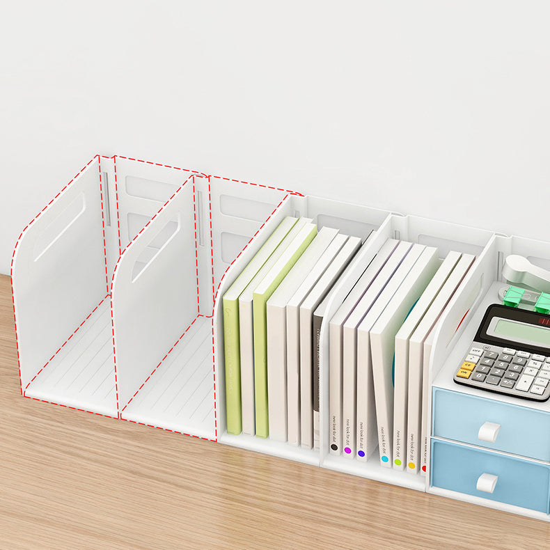 Contemporary Style Bookcase Plastic Bookshelf for Office and Dormitory Clearhalo 'Bookcases' 'furn' 'furn_bookcases' 'Furniture' 'furniture_bookcases' 'Office Furniture' 5074248