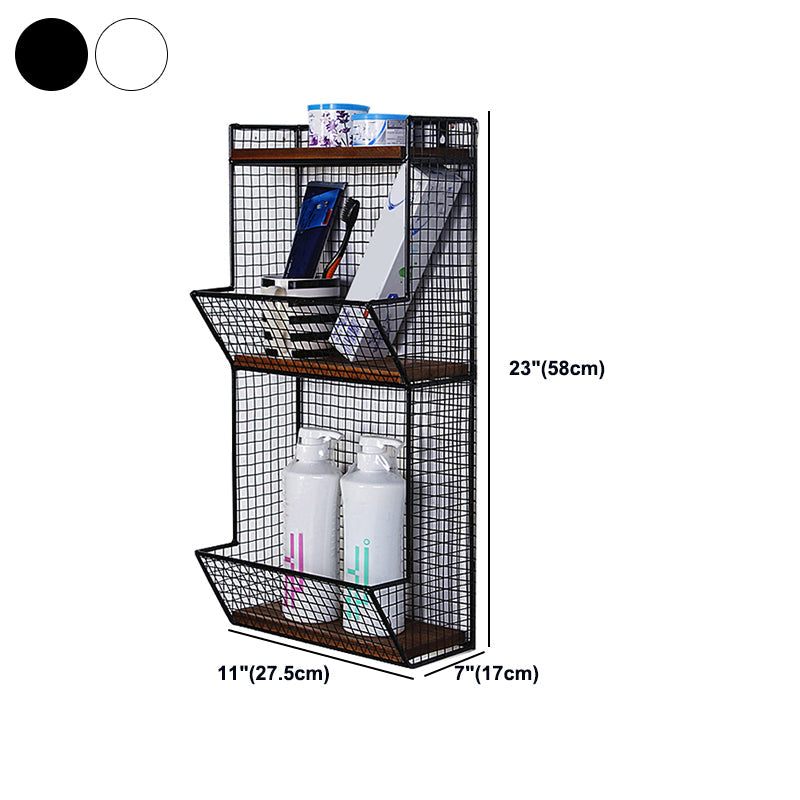 Industrial Wall Unit Bookshelf with Iron Frame Pine Wood Shelf Clearhalo 'Bookcases' 'furn' 'furn_bookcases' 'Furniture' 'furniture_bookcases' 'Office Furniture' 5074279