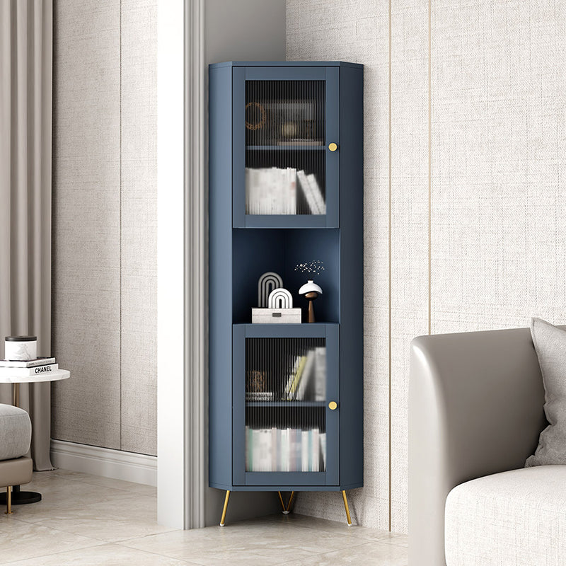 Glass 2 Doors Buffet Server Glam Style Kitchen Server for Living Room Clearhalo 'buffet_sideboard' 'Buffets & Sideboards' 'furn' 'furn_buffet_sideboard' 'Furniture' 'furniture_buffet_sideboard' 'Kitchen & Dining Furniture' 5074301