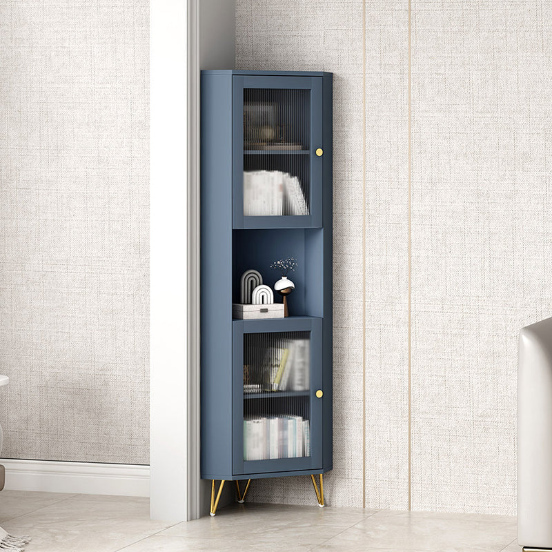 Glass 2 Doors Buffet Server Glam Style Kitchen Server for Living Room Clearhalo 'buffet_sideboard' 'Buffets & Sideboards' 'furn' 'furn_buffet_sideboard' 'Furniture' 'furniture_buffet_sideboard' 'Kitchen & Dining Furniture' 5074304