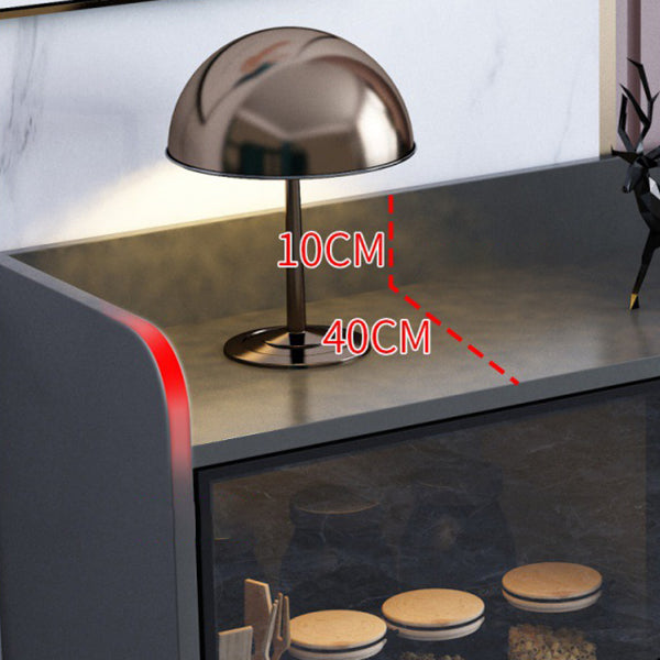 Modern Engineered Wood 31.5"L Sideboard Buffet 1-Door and 3 Drawer Dining Room Server Clearhalo 'buffet_sideboard' 'Buffets & Sideboards' 'furn' 'furn_buffet_sideboard' 'Furniture' 'furniture_buffet_sideboard' 'Kitchen & Dining Furniture' 5074403