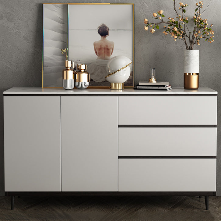 Contemporary Engineered Wood Sideboard Storage Sideboard for Dining Room Clearhalo 'buffet_sideboard' 'Buffets & Sideboards' 'furn' 'furn_buffet_sideboard' 'Furniture' 'furniture_buffet_sideboard' 'Kitchen & Dining Furniture' 5074428
