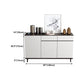 Contemporary Engineered Wood Sideboard Storage Sideboard for Dining Room Clearhalo 'buffet_sideboard' 'Buffets & Sideboards' 'furn' 'furn_buffet_sideboard' 'Furniture' 'furniture_buffet_sideboard' 'Kitchen & Dining Furniture' 5074439
