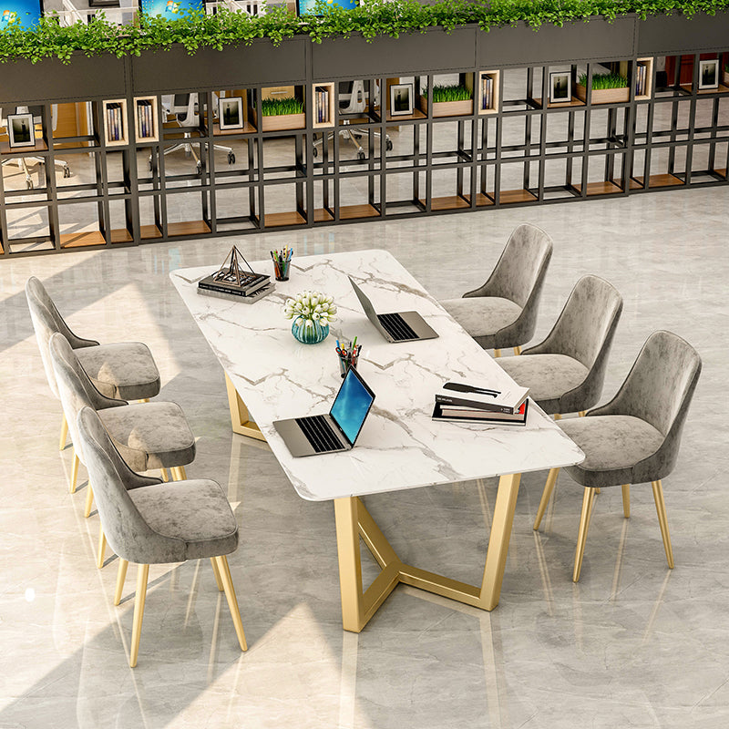 Home Office Working Table Curved Shaped Simplicity Writing Desk Clearhalo 'furn' 'furn_office_desk' 'Furniture' 'furniture_office_desk' 'Office Desks' 'Office Furniture' 'office_desk' 5074459