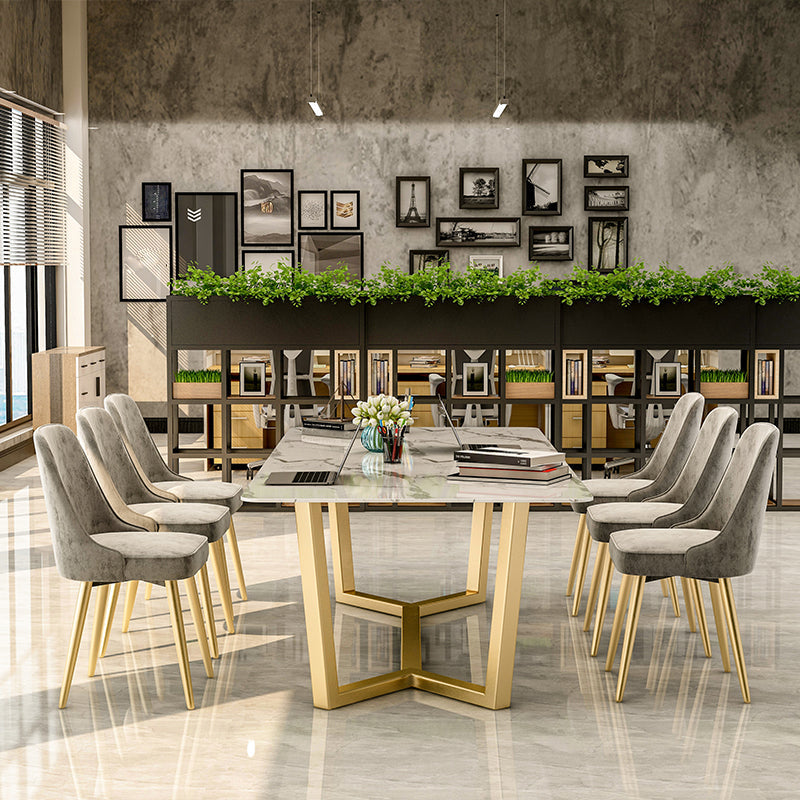 Home Office Working Table Curved Shaped Simplicity Writing Desk Clearhalo 'furn' 'furn_office_desk' 'Furniture' 'furniture_office_desk' 'Office Desks' 'Office Furniture' 'office_desk' 5074461