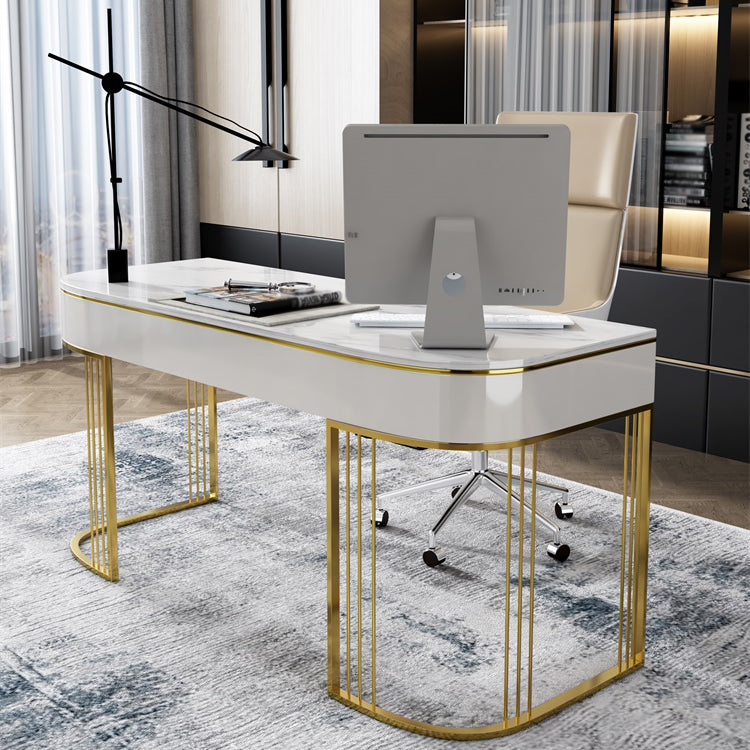 Bedroom Writing Table Luxury Style Rectangular Shaped Work Desk Clearhalo 'furn' 'furn_office_desk' 'Furniture' 'furniture_office_desk' 'Office Desks' 'Office Furniture' 'office_desk' 5074483