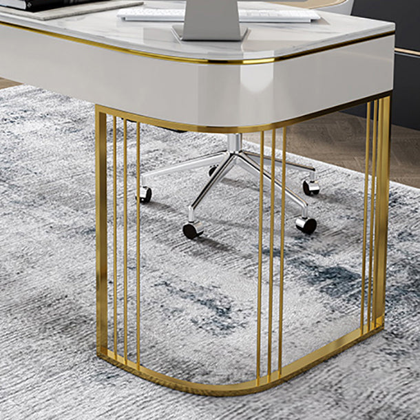 Bedroom Writing Table Luxury Style Rectangular Shaped Work Desk Clearhalo 'furn' 'furn_office_desk' 'Furniture' 'furniture_office_desk' 'Office Desks' 'Office Furniture' 'office_desk' 5074486