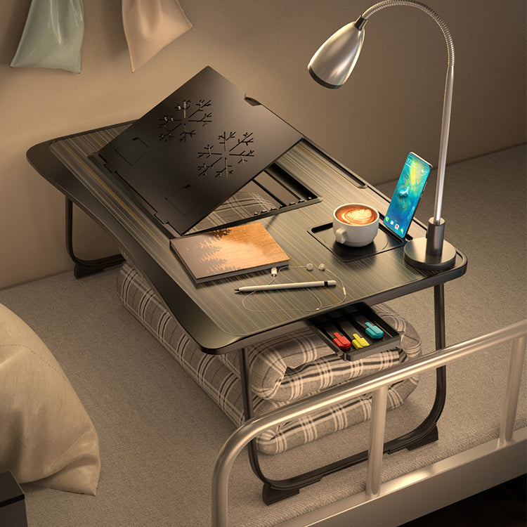 23.6"L Engineer Wood Writing Desk Metal Base Desk for Student Dormitory Clearhalo 'furn' 'furn_office_desk' 'Furniture' 'furniture_office_desk' 'Office Desks' 'Office Furniture' 'office_desk' 5074524