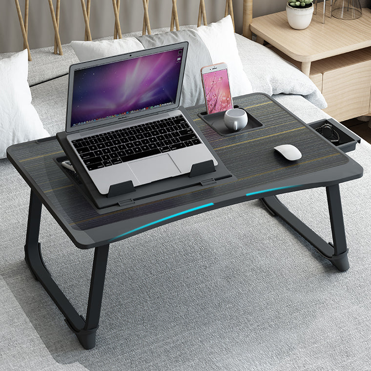 23.6"L Engineer Wood Writing Desk Metal Base Desk for Student Dormitory Clearhalo 'furn' 'furn_office_desk' 'Furniture' 'furniture_office_desk' 'Office Desks' 'Office Furniture' 'office_desk' 5074529