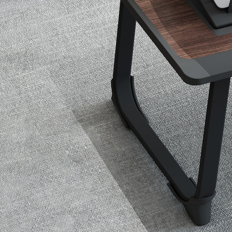 23.6"L Engineer Wood Writing Desk Metal Base Desk for Student Dormitory Clearhalo 'furn' 'furn_office_desk' 'Furniture' 'furniture_office_desk' 'Office Desks' 'Office Furniture' 'office_desk' 5074540