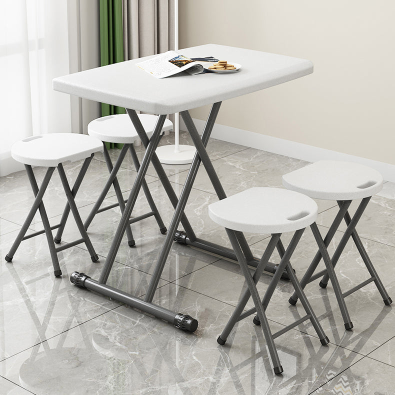 Modern Rectangular Writing Desk Plastic Adjustable Folding Desk,29.9"L x 19.7"W Clearhalo 'Furniture' 'furniture_office_desk' 'Office Desks' 'Office Furniture' 'office_desk' 5074577