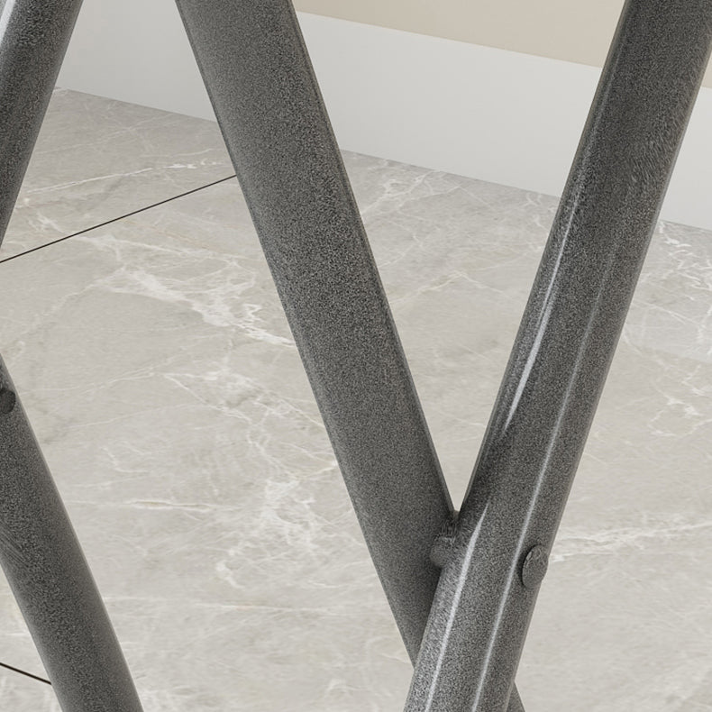 Modern Rectangular Writing Desk Plastic Adjustable Folding Desk,29.9"L x 19.7"W Clearhalo 'Furniture' 'furniture_office_desk' 'Office Desks' 'Office Furniture' 'office_desk' 5074583