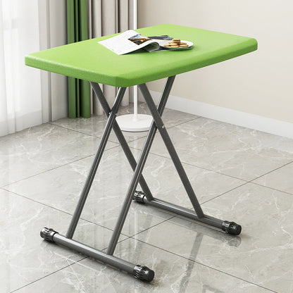 Modern Rectangular Writing Desk Plastic Adjustable Folding Desk,29.9"L x 19.7"W Green Clearhalo 'Furniture' 'furniture_office_desk' 'Office Desks' 'Office Furniture' 'office_desk' 5074586