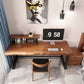 Brown Writing Desk Solid Wood Freeform Shape Home or Office Desk Clearhalo 'furn' 'furn_office_desk' 'Furniture' 'furniture_office_desk' 'Office Desks' 'Office Furniture' 'office_desk' 5074602