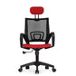Modern Style Ergonomic Task Chair Tilt Mechanism Office Chair with Fixed Arms Red Clearhalo 'furn' 'furn_office_chair' 'Furniture' 'furniture_office_chair' 'Office Chairs' 'Office Furniture' 'office_chair' 5074630