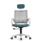 Modern Style Ergonomic Task Chair Tilt Mechanism Office Chair with Fixed Arms Light Blue Clearhalo 'furn' 'furn_office_chair' 'Furniture' 'furniture_office_chair' 'Office Chairs' 'Office Furniture' 'office_chair' 5074639