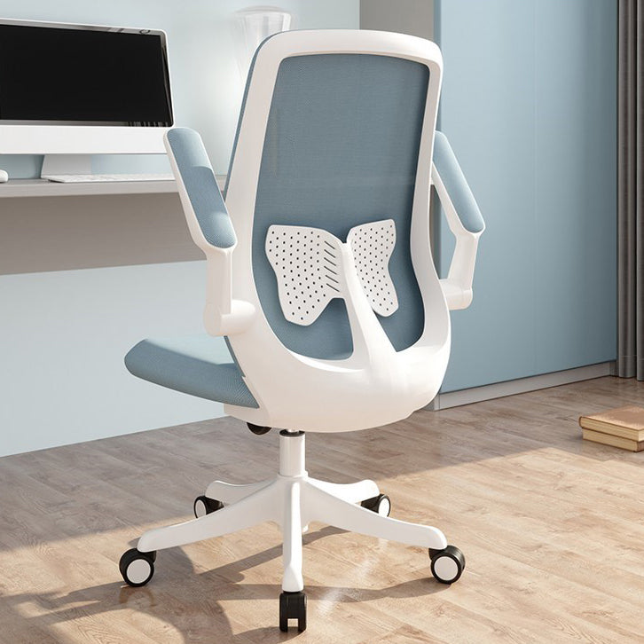 Contemporary Mesh Desk Chair Ergonomic Adjustable Arms Chair for Home Office Clearhalo 'furn' 'furn_office_chair' 'Furniture' 'furniture_office_chair' 'Office Chairs' 'Office Furniture' 'office_chair' 5074648