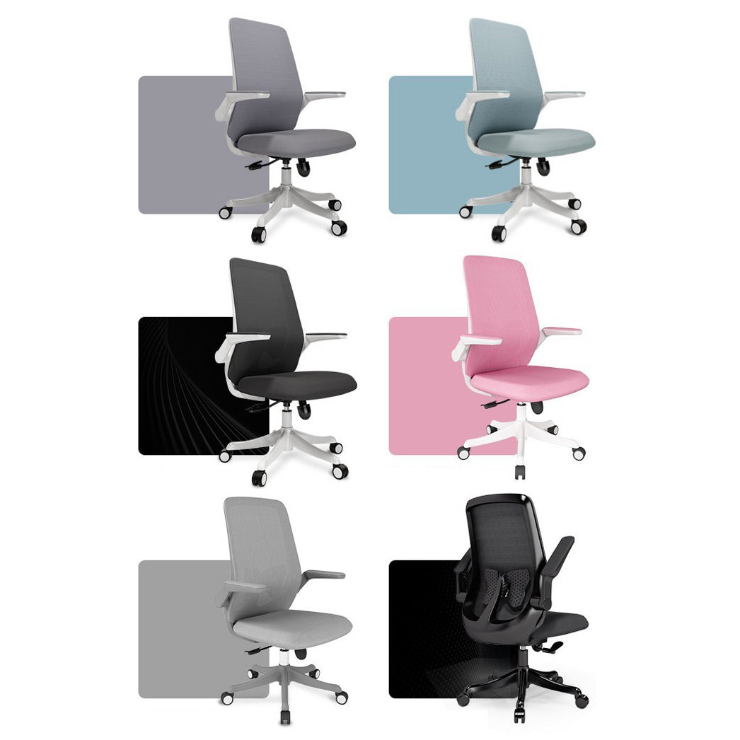 Contemporary Mesh Desk Chair Ergonomic Adjustable Arms Chair for Home Office Clearhalo 'furn' 'furn_office_chair' 'Furniture' 'furniture_office_chair' 'Office Chairs' 'Office Furniture' 'office_chair' 5074660