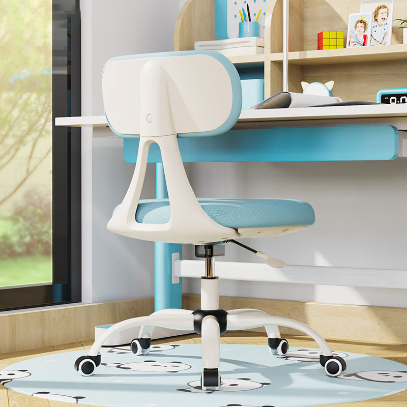 Low Back Office Chair Sponge Seat with/without Footrest Office Chair Sky Blue Without Footrest Clearhalo 'furn' 'furn_office_chair' 'Furniture' 'furniture_office_chair' 'Office Chairs' 'Office Furniture' 'office_chair' 5074672