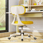 Low Back Office Chair Sponge Seat with/without Footrest Office Chair Lemon Yellow Without Footrest Clearhalo 'furn' 'furn_office_chair' 'Furniture' 'furniture_office_chair' 'Office Chairs' 'Office Furniture' 'office_chair' 5074674