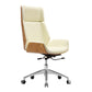 High Back Office Chair Leather Seat with Fixed Armrest Adjustable with Office Chair Clearhalo 'furn' 'furn_office_chair' 'Furniture' 'furniture_office_chair' 'Office Chairs' 'Office Furniture' 'office_chair' 5074712