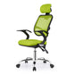 Modern & Contemporary Office Chair Ergonomic Height-adjustable Office Chair Green Fixed Arms Clearhalo 'furn' 'furn_office_chair' 'Furniture' 'furniture_office_chair' 'Office Chairs' 'Office Furniture' 'office_chair' 5074721