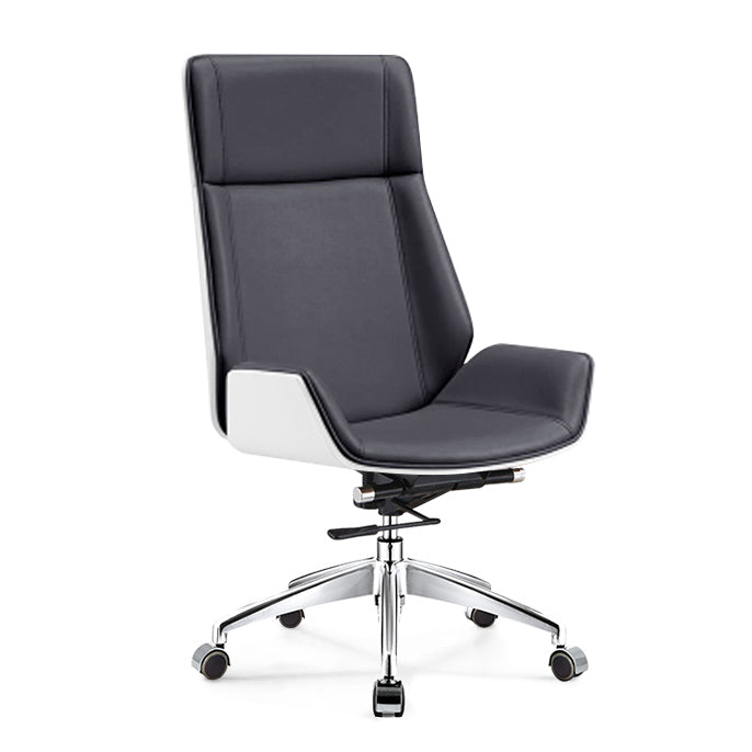 Modern & Contemporary Executive Chair Managers Chair for Home Office White-Black Casters Clearhalo 'furn' 'furn_office_chair' 'Furniture' 'furniture_office_chair' 'Office Chairs' 'Office Furniture' 'office_chair' 5074749