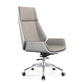 Modern & Contemporary Executive Chair Managers Chair for Home Office Cream Gray Casters Leather Clearhalo 'furn' 'furn_office_chair' 'Furniture' 'furniture_office_chair' 'Office Chairs' 'Office Furniture' 'office_chair' 5074753