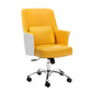 Modern & Contemporary Managers Chair Fixed Arms Height-adjustable Executive Chair Yellow Casters Included Clearhalo 'furn' 'furn_office_chair' 'Furniture' 'furniture_office_chair' 'Office Chairs' 'Office Furniture' 'office_chair' 5074834