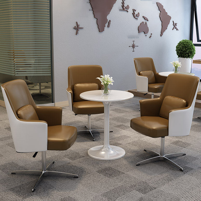 Modern & Contemporary Managers Chair Fixed Arms Height-adjustable Executive Chair Clearhalo 'furn' 'furn_office_chair' 'Furniture' 'furniture_office_chair' 'Office Chairs' 'Office Furniture' 'office_chair' 5074835