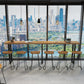 Solid Wood Bar Table Industrial Bar Dining Table with Sled Base in Black Clearhalo 'Bar Furniture' 'Bar Tables' 'bar_tables' 'furn' 'furn_bar_tables' 'Furniture' 'furniture_bar_tables' 'Kitchen & Dining Furniture' 5079837