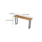 Solid Wood Bar Table Industrial Bar Dining Table with Sled Base in Black Clearhalo 'Bar Furniture' 'Bar Tables' 'bar_tables' 'furn' 'furn_bar_tables' 'Furniture' 'furniture_bar_tables' 'Kitchen & Dining Furniture' 5079846