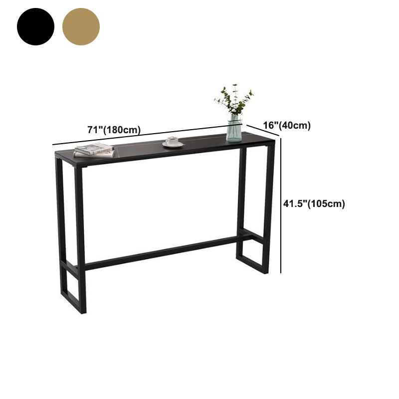 Modern Bar Table Stone Top 42-inch Height Pub Table for Dining Room Clearhalo 'Bar Furniture' 'Bar Tables' 'bar_tables' 'furn' 'furn_bar_tables' 'Furniture' 'furniture_bar_tables' 'Kitchen & Dining Furniture' 5079924