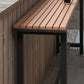 Outdoor 42-inch Height Bar Table Industrial Style Wood Bar Table Clearhalo 'Bar Furniture' 'Bar Tables' 'bar_tables' 'furn' 'furn_bar_tables' 'Furniture' 'furniture_bar_tables' 'Kitchen & Dining Furniture' 5080000
