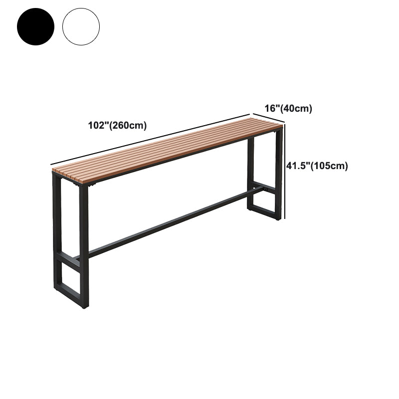 Outdoor 42-inch Height Bar Table Industrial Style Wood Bar Table Clearhalo 'Bar Furniture' 'Bar Tables' 'bar_tables' 'furn' 'furn_bar_tables' 'Furniture' 'furniture_bar_tables' 'Kitchen & Dining Furniture' 5080010