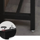 Wood Bar Dining Table Modern Rectangle Bar Table with Trestle Pedestal for Balcony Clearhalo 'Bar Furniture' 'Bar Tables' 'bar_tables' 'furn' 'furn_bar_tables' 'Furniture' 'furniture_bar_tables' 'Kitchen & Dining Furniture' 5080153