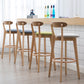 Scandinavian Matte Finish Solid Wood Bar Stool Dessert Shop Footrest Stool Clearhalo 'Bar Furniture' 'Bar Stools' 'bar_stools' 'furn' 'furn_bar_stools' 'Furniture' 'furniture_bar_stools' 'Kitchen & Dining Furniture' 5080313