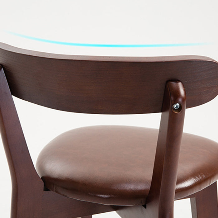 Scandinavian Matte Finish Solid Wood Bar Stool Dessert Shop Footrest Stool Clearhalo 'Bar Furniture' 'Bar Stools' 'bar_stools' 'furn' 'furn_bar_stools' 'Furniture' 'furniture_bar_stools' 'Kitchen & Dining Furniture' 5080320