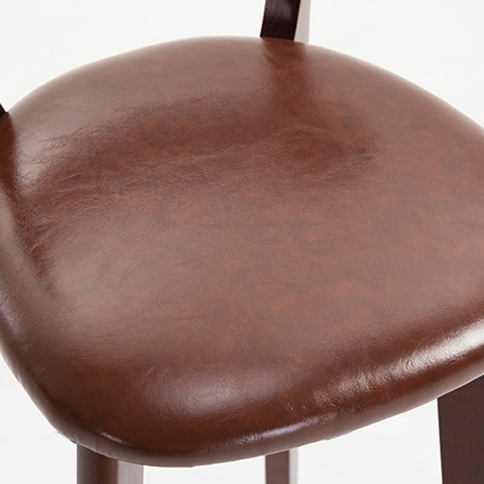 Scandinavian Matte Finish Solid Wood Bar Stool Dessert Shop Footrest Stool Clearhalo 'Bar Furniture' 'Bar Stools' 'bar_stools' 'furn' 'furn_bar_stools' 'Furniture' 'furniture_bar_stools' 'Kitchen & Dining Furniture' 5080321