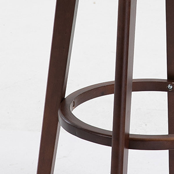 Scandinavian Matte Finish Solid Wood Bar Stool Dessert Shop Footrest Stool Clearhalo 'Bar Furniture' 'Bar Stools' 'bar_stools' 'furn' 'furn_bar_stools' 'Furniture' 'furniture_bar_stools' 'Kitchen & Dining Furniture' 5080323