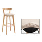 Scandinavian Matte Finish Solid Wood Bar Stool Dessert Shop Footrest Stool Clearhalo 'Bar Furniture' 'Bar Stools' 'bar_stools' 'furn' 'furn_bar_stools' 'Furniture' 'furniture_bar_stools' 'Kitchen & Dining Furniture' 5080325