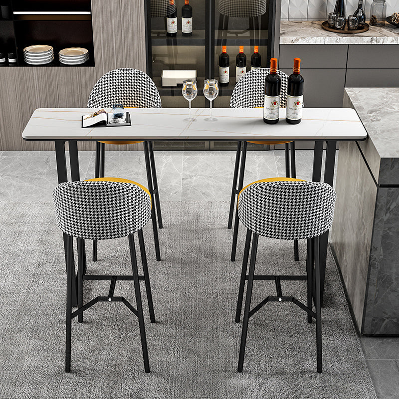 Bucket Low Back Bar Stool Leather Modern Counter Height Stools for Kitchen Clearhalo 'Bar Furniture' 'Bar Stools' 'bar_stools' 'furn' 'furn_bar_stools' 'Furniture' 'furniture_bar_stools' 'Kitchen & Dining Furniture' 5080425