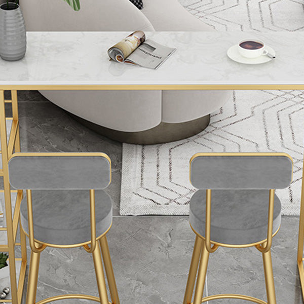 Scandinavian Round Counter & Bar Stool Upholstered Bar Stools for Living Room Clearhalo 'Bar Furniture' 'Bar Stools' 'bar_stools' 'furn' 'furn_bar_stools' 'Furniture' 'furniture_bar_stools' 'Kitchen & Dining Furniture' 5080458