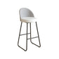 Restaurant Modern Bucket Counter Bar Stool Leather and Metal Counter-height Stool Clearhalo 'Bar Furniture' 'Bar Stools' 'bar_stools' 'furn' 'furn_bar_stools' 'Furniture' 'furniture_bar_stools' 'Kitchen & Dining Furniture' 5080513