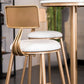 Scandinavian Coffee Shop Counter Stools Footrest Metal Backrest Gold Frame Bar Stool Clearhalo 'Bar Furniture' 'Bar Stools' 'bar_stools' 'furn' 'furn_bar_stools' 'Furniture' 'furniture_bar_stools' 'Kitchen & Dining Furniture' 5080544