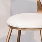 Scandinavian Coffee Shop Counter Stools Footrest Metal Backrest Gold Frame Bar Stool Clearhalo 'Bar Furniture' 'Bar Stools' 'bar_stools' 'furn' 'furn_bar_stools' 'Furniture' 'furniture_bar_stools' 'Kitchen & Dining Furniture' 5080546
